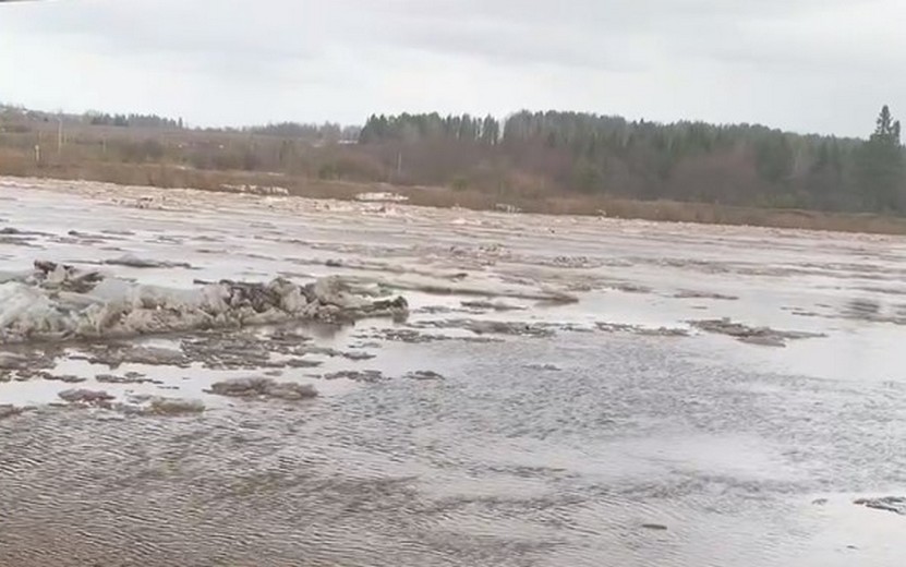 Уровень реки Нылга приблизился к неблагоприятной отметке в Удмуртии