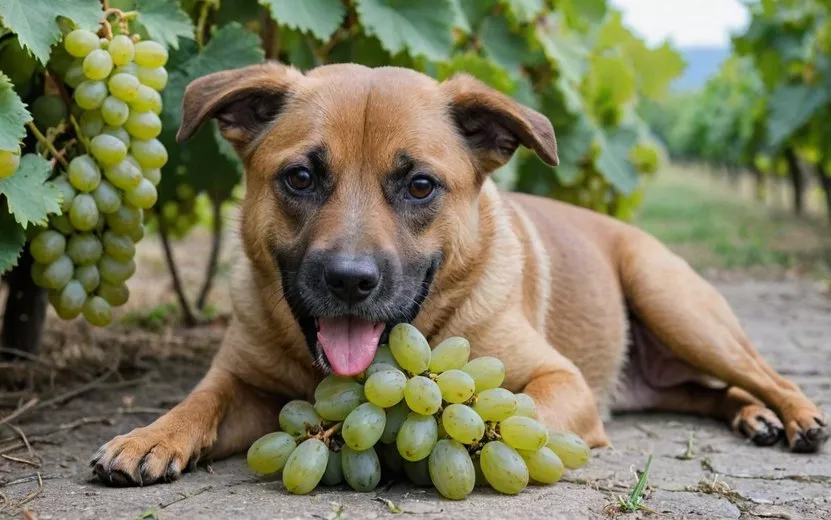 Шоколад и виноград назвали запрещенными для собак продуктами